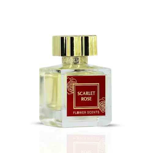 Scarlet Rose Long Lasting Arabian Perfumes for Women ? Eau de Parfum Spray 65ML (2.2 OZ) ? Opulent Rose, Creamy Woods & Golden Amber Notes ? Ladies Perfume & Premium Gift for Women