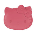 Impressions Vanity Hello Kitty Kawaii Compact Mirror with Touch Sensor Switch for Adjustable Brightness, Lighted Makeup Mirror with LED Lights and 2X Magnifying Mirror (Red)