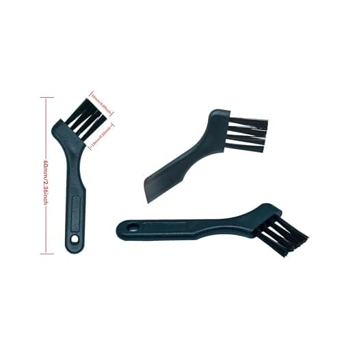 Electric Shaver Cleaning Brushes Razor Cleaner Set Nylon Bristles PP Handle Compatible with Electric Shaver, Trimmer - Set of 9, Man¡¯s Small Brush kit, Razor Cleaner