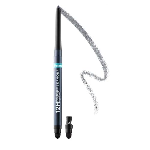 SEPHORA COLLECTION Waterproof 12HR Retractable Eyeliner Pencil 15- Shimmer Slate Gray