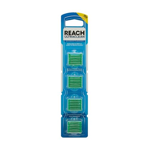 REACH Ultraclean Access Flosser Refill Heads, 28 Count