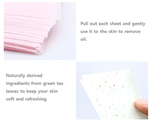Oil Absorbing Sheets for Face, 150 Sheets (3 Packs)
