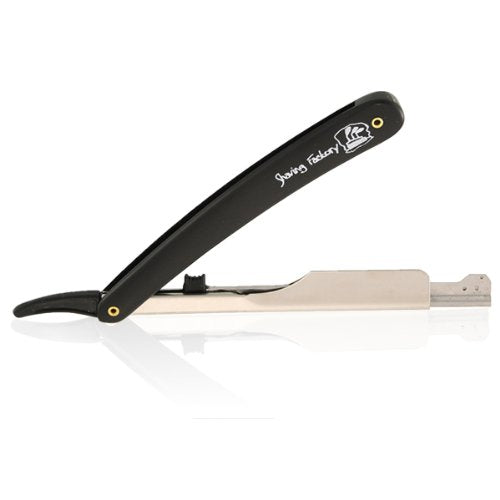 Traditional Shaving Kit. Straight Razor and 300 single edge Derby Professional
