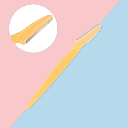 30 Pieces Eyebrow Razor Shaper Trimmer Shaver Facial Razor with Precision Cover for Women and Men
