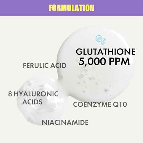 Glutathione Vitamin C Serum 50ml - Step-by-Step Discoloration Correcting Serum with Hyaluronic Acid & Niacinamide - Moisturizing & Hydrating K Beauty Skin Care (1.69 fl oz)