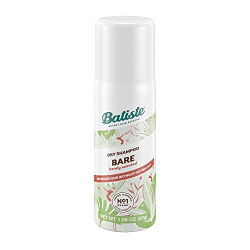 Batiste Dry Shampoo Bare Mini Travel Size 1.06 oz (Pack of 3)