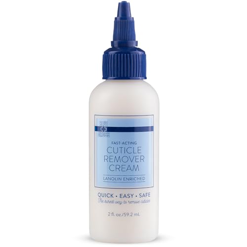 Blue Cross Cuticle Remover Cream for Dry Damaged Nails - 2oz, Made in USA