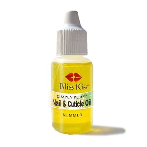 Bliss Kiss Cuticle & Nail Growth Oil Dropper 0.5oz - Jojoba & Vitamin E