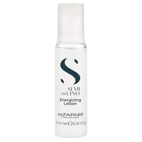 Alfaparf Milano Semi Di Lino Scalp Renew Energizing Tonic for Thinning Hair - Scalp Treatment for Hair Loss & Regrowth - Strengthens and Stimulates Hair Fiber - Professional Salon Quality (4.23 Fl Oz)