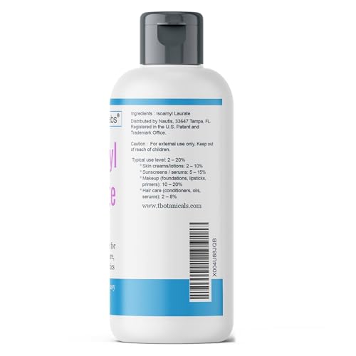 Isoamyl Laurate Cosmetic Grade Emollient DIY Emulsion Make your Own Skin Serum Cream Lotion Hair Mask CAS 6309-51-10