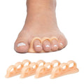 ZenToes Triple Loop Hammertoe Crest Support Beige - 4 Pack, Soft & Reusable