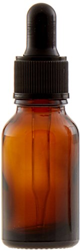 Amber Glass Bottles with Droppers, 15ml, 24 Pack