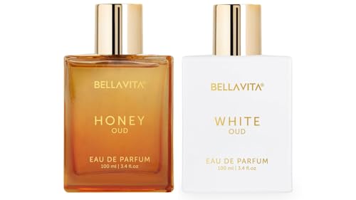 Bella Vita Luxury Perfume Duo: Honey Oud & White Oud (3.4 fl. oz.)