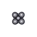 Roziapro Replacement Shaver Head Blade Cutters 5D Floating Shaving Waterproof Electric Razor (Gray)