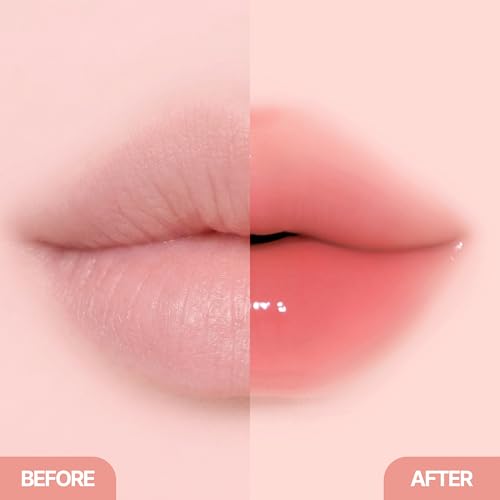 Touch in Sol Glassy Color Lip Oil – Hydrating Lip Gloss, Soft Coral