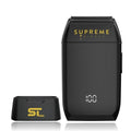 Supreme Trimmer Crunch STF602 ? Waterproof Double Foil Shaver for Men | 150 Min Runtime, Wet/Dry Cordless & Corded Electric Razor | Hypoallergenic Foils for Face, Head & Stubble