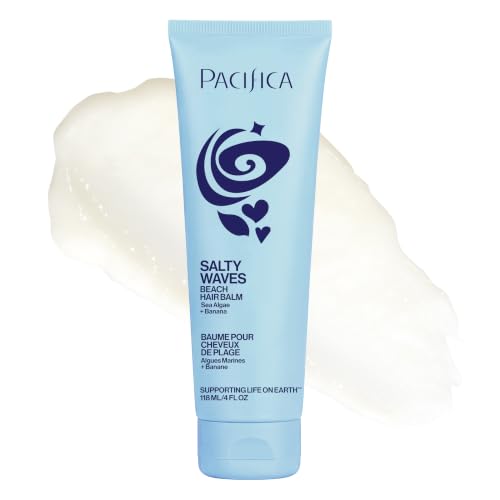 Pacifica Salty Waves Beach Hair Balm 5-in-1, 4 Fl Oz