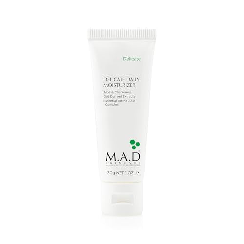 M.A.D Skincare Discover Delicate Care Set ? Complete Sensitive Skin Regimen with Gentle Cleansing Gel, Redness Rescue, Daily Moisturizer & Calming Gel Mask ? Hydrates & Soothes Irritated Skin