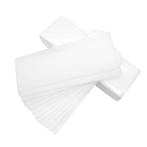100pcs Paper Wax Strips Professional Large Disposable Non Woven Waxing Strips Arms Legs Lip Eyebrow Hair Removing Tool of Women and Men (8'' x 2.75'')