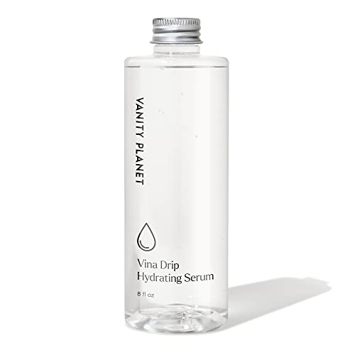 Vanity Planet Vina Drip Hydrating Facial Serum - Maximize Hydration for A Radiant Glow - Cleanses, & Exfoliates Skin to Unclog Pores, Detoxify, & Reduce Fine Lines - Paraben-Free & Phthalates Free
