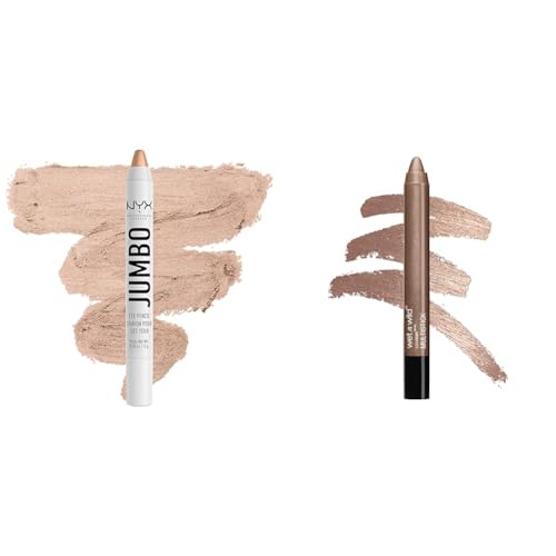 NYX Jumbo Eye Pencil Frosting & wet n wild Champagne Eye Stick Set