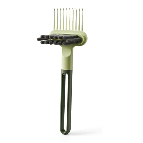 2-in-1 Hair Brush Cleaner Tool with Claw & Bristles