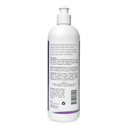 Super Clean Dye & Stain Remover – Gentle 16 oz Formula for Hair Color