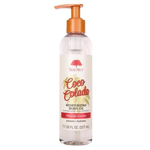 Tree Hut Vitamin C Shea Sugar Body Scrub 18 oz & Bare Coco Colada Shave Oil 7.7 fl oz Skincare Bundle
