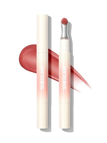 SHEGLAM Hydrating Lip Gloss with Plumping Peptides – Rosé Veil