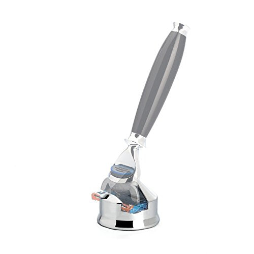 M?HLE Chrome Stand for 3-Blade Razor and 5-Blade Razor