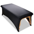Platonee Stretch Lash Bed Cover - Elastic Massage Table Sheet (Black)