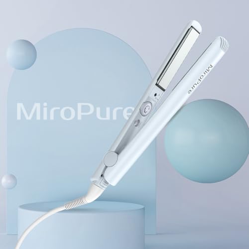 MiroPure 1 Inch Hair Straightener & Curler, Fast Heating, Auto Shut-Off