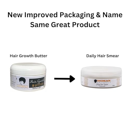 CocoBlack Naturals Hair Smear for Growth & Moisture - 8 fl oz
