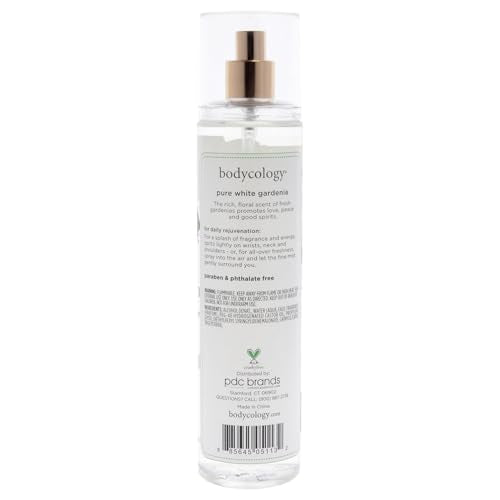 Bodycology Long-Lasting Fragrance Body Mist - Pure White Gardenia 8 fl oz (Pack of 1)