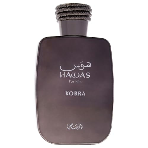 RASASI Hawas Kobra Eau de Parfum for Men, 3.38 oz