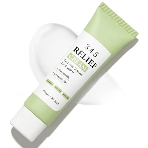 AOPEIBOTO Relief Face Moisturizer with Niacinamide & Hyaluronic Acid - Soothing, Blemish Care, 1.69 Fl Oz