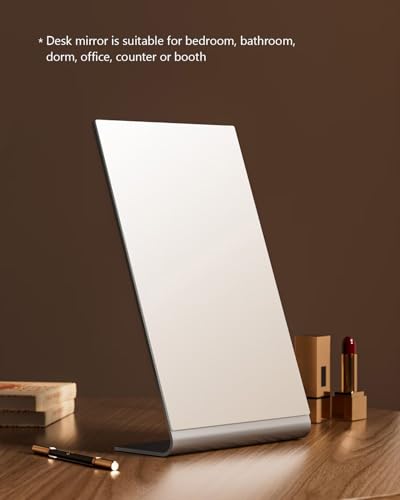 NEZZOE 12x7 Frameless Makeup Mirror for Bathroom Vanity
