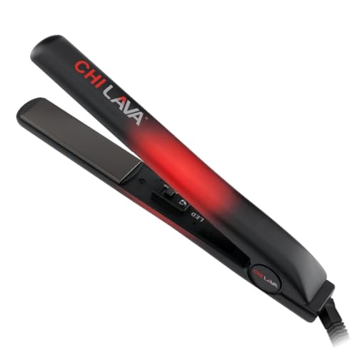 CHI Lava Ceramic 1" Flat Iron - Volcanic Lava Plates for Smooth Styling