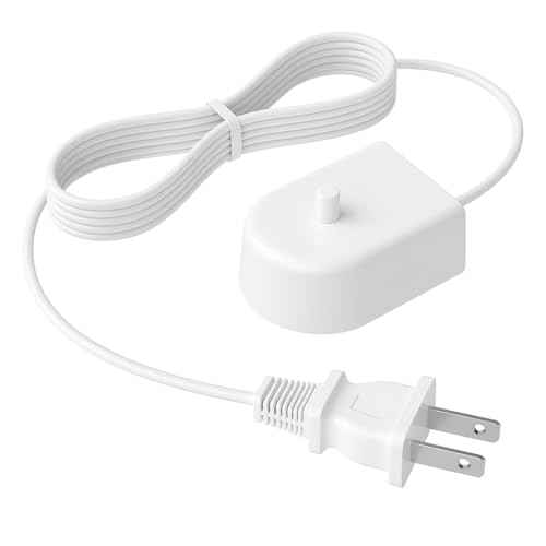 Replacement Charger Base for Philips Sonicare Electric Toothbrush HX6100 Compatible with 4100 5100 5300 6100 6500 9000 Series, Waterproof for Philips Sonicare Charger for Kids & Travel Cord
