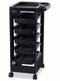 Paddie Salon Trolley Cart with 5 Drawers & Wheels