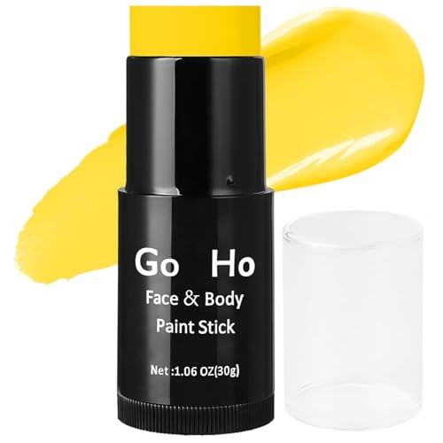 Go Ho Yellow Face Paint Stick - Waterproof Blendable Makeup
