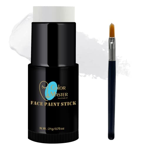 White Face Paint Stick - 0.75 oz Twist-Up Cream Makeup