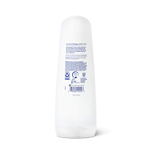 Dove Nutritive Solutions Dry Hair Conditioner for Frizzy, Unruly Hair Oil Therapy with Nutri-Oils Moisturizing Conditioner Formula for Smooth Hair 12 oz