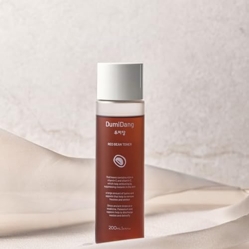 Red Bean Essence Toner - Korean Traditional Vegan Skincare Formula, Anti-Aging & Nourishing with Fermented Red Bean Extract, 200mL | 6.75 fl. oz