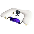 Ergonomic Nail Arm Rest with Adjustable Phone Holder - Comfortable Hand Rest for Manicure Professional Manicurist Hand Rest for Relaxing Viewing Experience During Nail Art