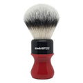 The Goodfellas Smile Synthetic Shaving Brush (Red Evil), Oversized 26 mm Brush Knot for a Fabulous Lather