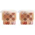 L.A. COLORS 12 Color Eyeshadow Palette, Surreal C69012 (Pack of 2)