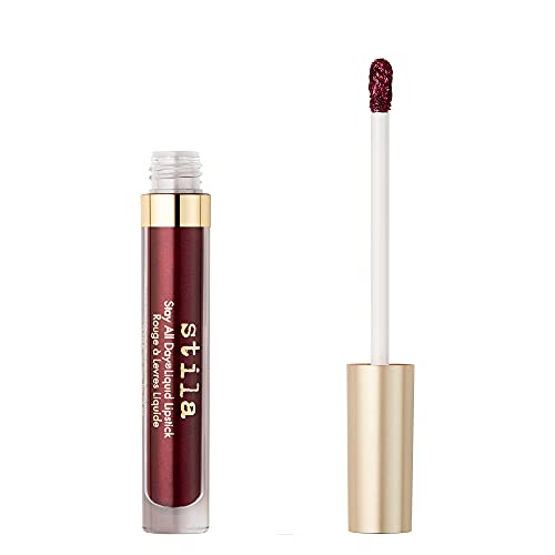 stila Stay All Day® Liquid Lipstick, Shimmering Metallic | Long-Lasting Color Wear, No Transfer | Hydrating, Lightweight with vitamin E & Avocado Oil for Soft Lips | 0.10 Fl. Oz., DaVita Shimmer