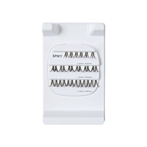 FALSCARA Studio Lash Extension Kit, Individual Lash Palette, 18 Stackable Lash Clusters, ¡®Xtra Spiky¡¯ False Eyelashes, Medium Volume, Length 10mm?14mm, Band Size 2mm-6mm
