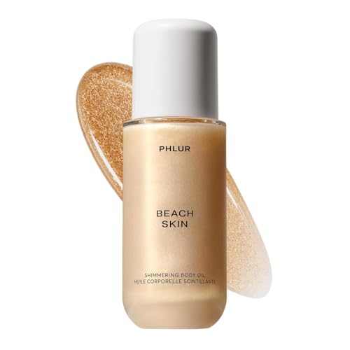 PHLUR Beach Skin Shimmering Body Oil, 4 oz